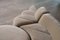 Modular Sofa in Beige Velvet by Hans Hopfer for Roche Bobois, 1974, Set of 5 10