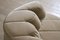 Modular Sofa in Beige Velvet by Hans Hopfer for Roche Bobois, 1974, Set of 5 3