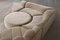 Sofá modular de terciopelo beige de Hans Hopfer para Roche Bobois, 1974. Juego de 5, Imagen 6