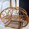 Rattan and Bamboo Magazine Rack in the style of Franco Albini, 1960s, Image 2