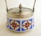 Art Deco Candy / Sugar Bowl in Earthenware and Metal from Gebrüder Mehner, Former Czechoslovakia, 1920s 9