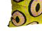 Großer Kissenbezug aus Seide mit Augen-Design, 2000er 9