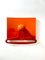 German Orange Plastic Wall Cabinet with 4 Mirrors, Coat Racks & Shelves, 1960s, Set of 14, Image 10