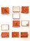 German Orange Plastic Wall Cabinet with 4 Mirrors, Coat Racks & Shelves, 1960s, Set of 14, Image 6