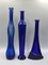 Vintage Collection Decorative Cobalt Blue Glass Bottles, Set of 10, Image 4