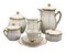 Servicio de café antiguo de porcelana Georg Schmider Zeller, década de 1900. Juego de 23, Imagen 1