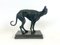 French Cast Iron Greyhound Figurine, 1900s 1