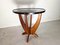 Art Deco Amsterdam School Side Table with Faux Marble Top, 1930s 3