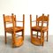 Rainer Daumiller zugeschriebene Esszimmerstühle aus Kiefernholz, 1970er, 4er Set 10
