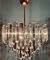 Cristal Triedri Murano Glass Chandelier by Paolo Venini for Venini, 1980s 5
