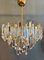 Cristal Triedri Murano Glass Chandelier by Paolo Venini for Venini, 1980s 1