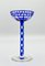 Blue Sweet Wine Glass by Otto Prutscher for Meyrs Neffe, 1908, Image 1