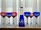 French Cut Crystal Decanter and Matching Glasses, 1910, Set of 7 1