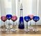 French Cut Crystal Decanter and Matching Glasses, 1910, Set of 7 8