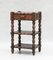 Mueble auxiliar de un cajón de tres pisos de madera de roble, Francia, años 50, Imagen 1
