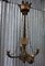 Antique Gilt Bronze 4-Arm Chandelier 10