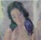 Amorós, Impressionist Nude Portrait, 1975, Oil on Canvas, Image 5
