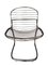Chaises Sabrina en Acier Chromé et Assise en Cuir par Gastone Rinaldi pour Rima, 1970s, Set de 4 7