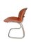 Chaises Sabrina en Acier Chromé et Assise en Cuir par Gastone Rinaldi pour Rima, 1970s, Set de 4 5