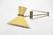 Vintage French Lamp in Yellow by René Mathieu for Lunel 6
