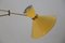 Vintage French Lamp in Yellow by René Mathieu for Lunel, Image 9