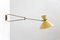 Vintage French Lamp in Yellow by René Mathieu for Lunel 3