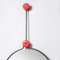 Rotating Mirrors in Red and Yellow Metal, Set of 2, Image 7
