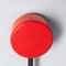 Rotating Mirrors in Red and Yellow Metal, Set of 2, Image 5