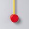 Rotating Mirrors in Red and Yellow Metal, Set of 2, Image 4