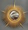 Large Gold Gilt Convex Sunburst Mirror 5