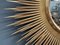 Large Gold Gilt Convex Sunburst Mirror 8