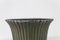 Geriffelte Art Deco Disko Metallvase von Just Andersen, Dänemark, 1940er 10