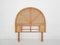 Cabecero Mid-Century de ratán, años 70, Imagen 1
