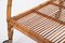 French Riviera Serving Bar Cart in Curved Bamboo, Rattan and Wicker, Italy, 1960s 12