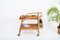 French Riviera Serving Bar Cart in Curved Bamboo, Rattan and Wicker, Italy, 1960s 6