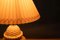 Vintage Regency Woven Ceramic Table Lamp, Image 17
