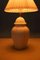 Vintage Regency Woven Ceramic Table Lamp, Image 10