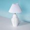 Vintage Regency Woven Ceramic Table Lamp, Image 1