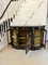 Antique Victorian Ebonised and Inlaid Floral Marquetry Credenza, 1860s 2