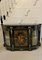 Antique Victorian Ebonised and Inlaid Floral Marquetry Credenza, 1860s 1