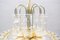 3-Tier Glass Tube Chandelier by Doria, 1960s 8