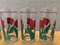 Blaue & Rote Brille, 1970er, 6er Set 5