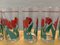Blaue & Rote Brille, 1970er, 6er Set 2