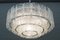 Large 3-Tier Chandelier with Ice Glass Elements from Doria, 1960s 3