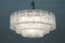 Large 3-Tier Chandelier with Ice Glass Elements from Doria, 1960s, Image 4