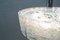 Lámpara de araña grande de tres niveles con elementos de cristal de hielo de Doria, años 60, Imagen 8