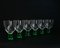 Murano Crystal Martini Glasses by Carlo Moretti, Set of 6 12