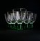 Murano Crystal Martini Glasses by Carlo Moretti, Set of 6 7