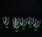 Murano Crystal Martini Glasses by Carlo Moretti, Set of 6 8