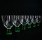Murano Crystal Martini Glasses by Carlo Moretti, Set of 6 4